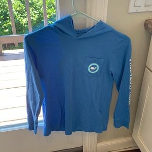 blue long sleeve